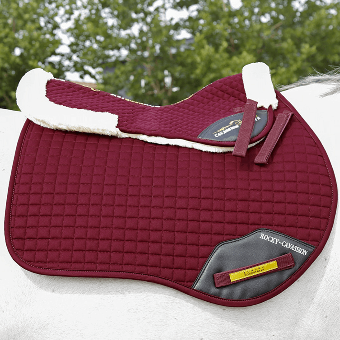 Elite 3D WoolEnhanced AntiSlip Half Pad Full Saddle Pad